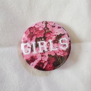 Feminist "GIRLS" Pin